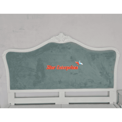 Star Enterprises Premium Teak Wood Sleek Design Double Bed BD-0145 - Image 2