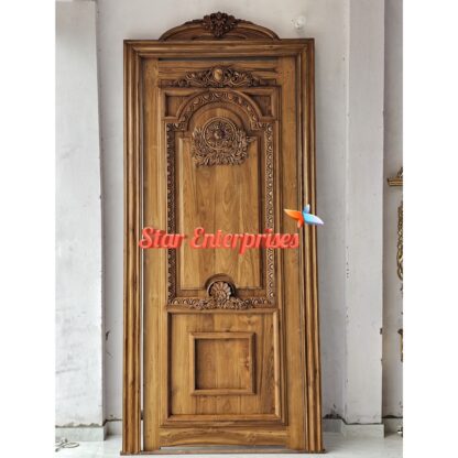 Star Enterprises Teak Wood Victorian Style Maharaja Door DR-69 - Image 3