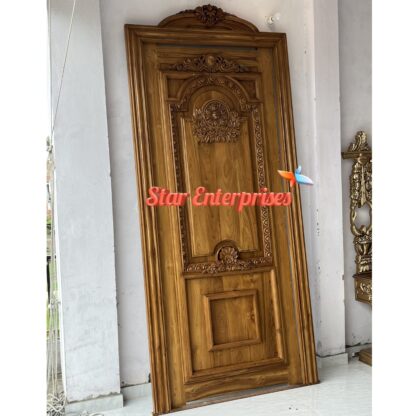Star Enterprises Teak Wood Victorian Style Maharaja Door DR-69 - Image 6