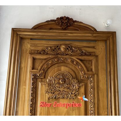 Star Enterprises Teak Wood Victorian Style Maharaja Door DR-69 - Image 5