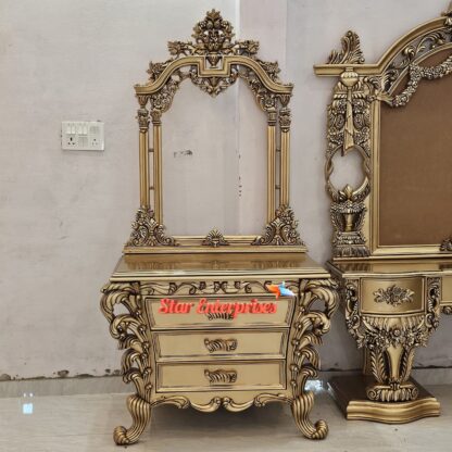Star Enterprises Wooden Antique Compact Dressing Table DRSR-061 - Image 2