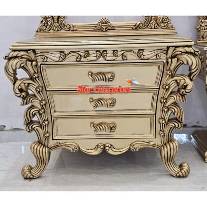 Star Enterprises Wooden Antique Compact Dressing Table DRSR-061 - Image 4