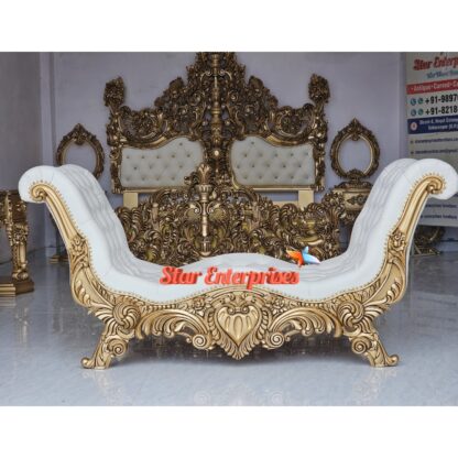 Star Enterprises Wooden Classical Luxury Bed Bench BDB-048 - Image 3