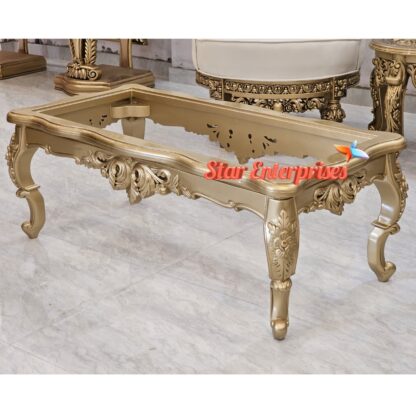 Star Enterprises Wooden Classic Design Center Table TBL-069 - Image 3