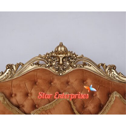 Star Enterprises Wooden Classical Maharaja Sofa Set SOFA-0122 - Image 2