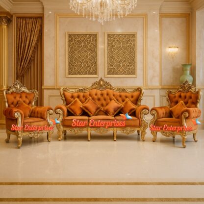 Wooden-Classical-Maharaja-Sofa-Set