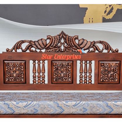 Star Enterprises Wooden Luxury Carved Swing Seat SWG-48 - Image 2