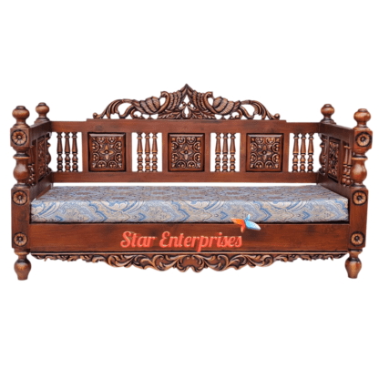 Star Enterprises Wooden Luxury Carved Swing Seat SWG-48 - Image 4