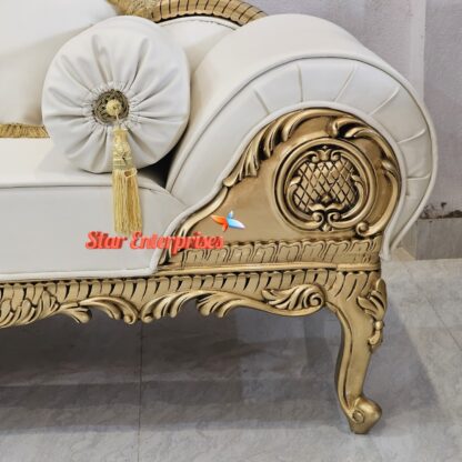 Star Enterprises Wooden Luxury Handcrafted Couch DWN-040 - Image 4