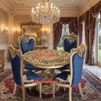 Wooden Luxury Round Dining Table