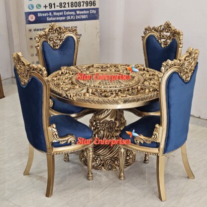 Wooden Luxury Round Dining Table