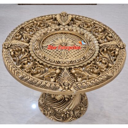 Star Enterprises Wooden Luxury Round Dining Table DNG-085 - Image 5