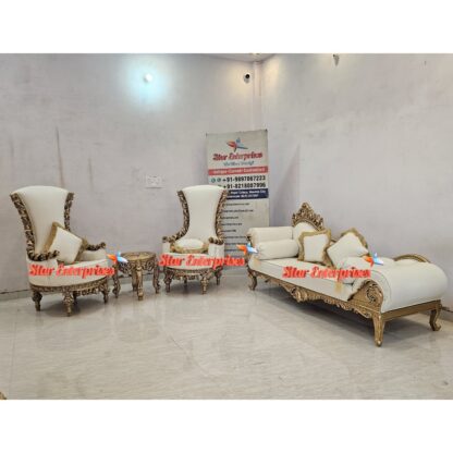 Wooden Maharaja High Back Chairs