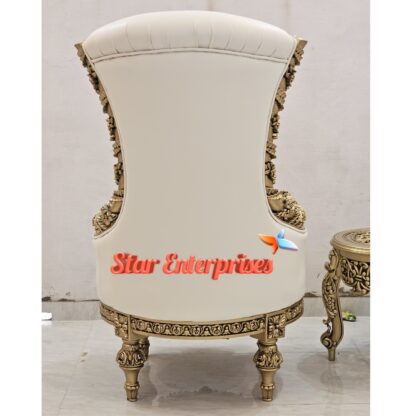 Star Enterprises Wooden Maharaja Heavy Carved High Back Chairs CHR-044 - Image 7