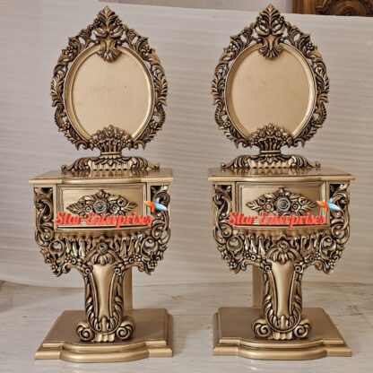 Wooden Royal Bedside Table