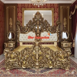 Wooden Royal Maharaja Bed