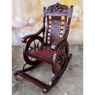 Teak Wood Antique Rocking Chair