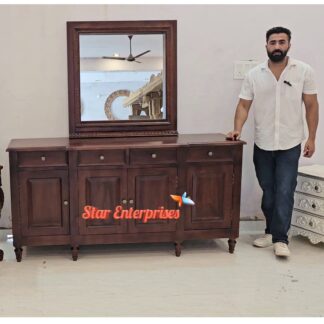 Teak Wood Modern Style Dressing Table