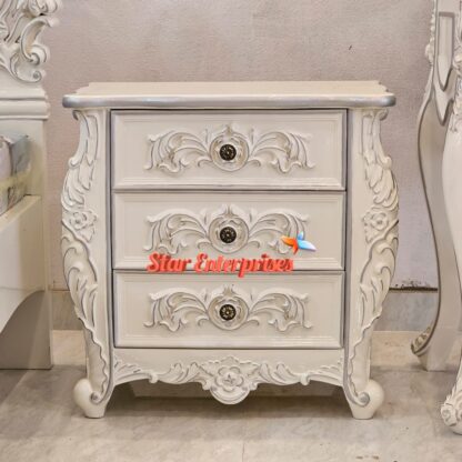 Wooden Classic Bedside Table
