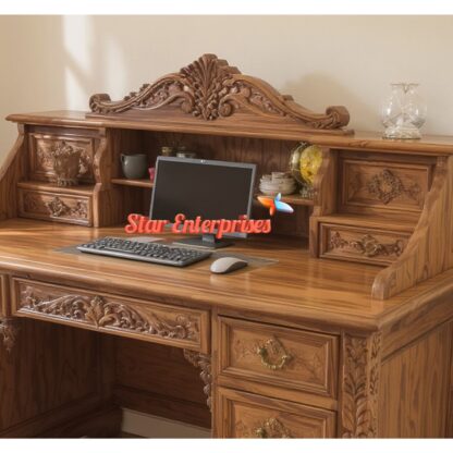 Star Enterprises Wooden Classical Office Table OFD-021 - Image 3