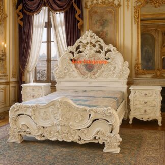 Wooden Classical Queen Size Bed