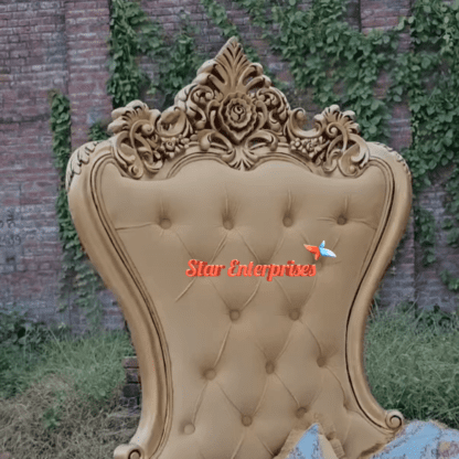 Star Enterprises Wooden Luxury Maharaja Chair CHR-045 - Image 3
