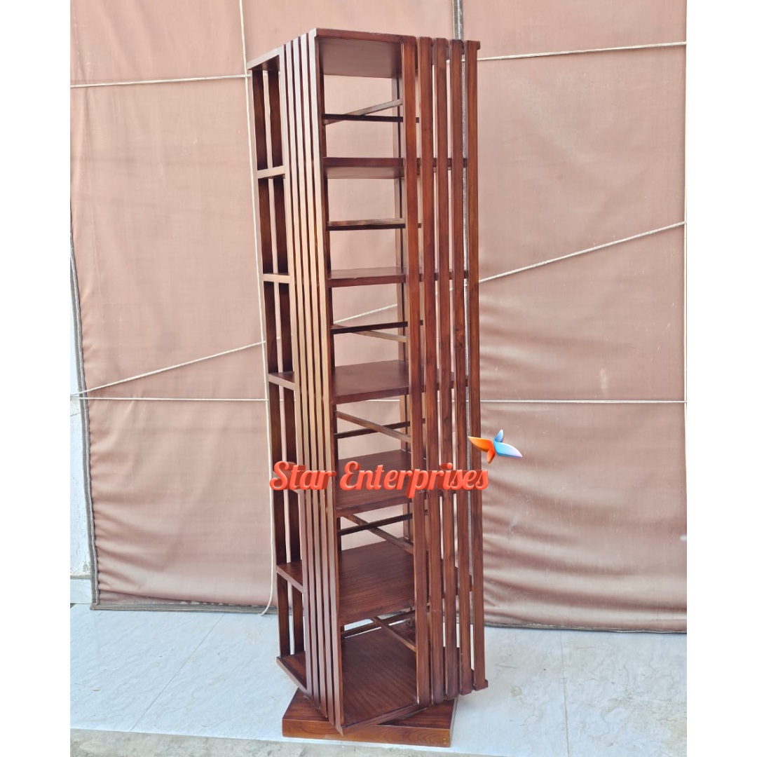 Star Enterprises Modern Design Rotating Bookshelf BSF-31 - Image 2