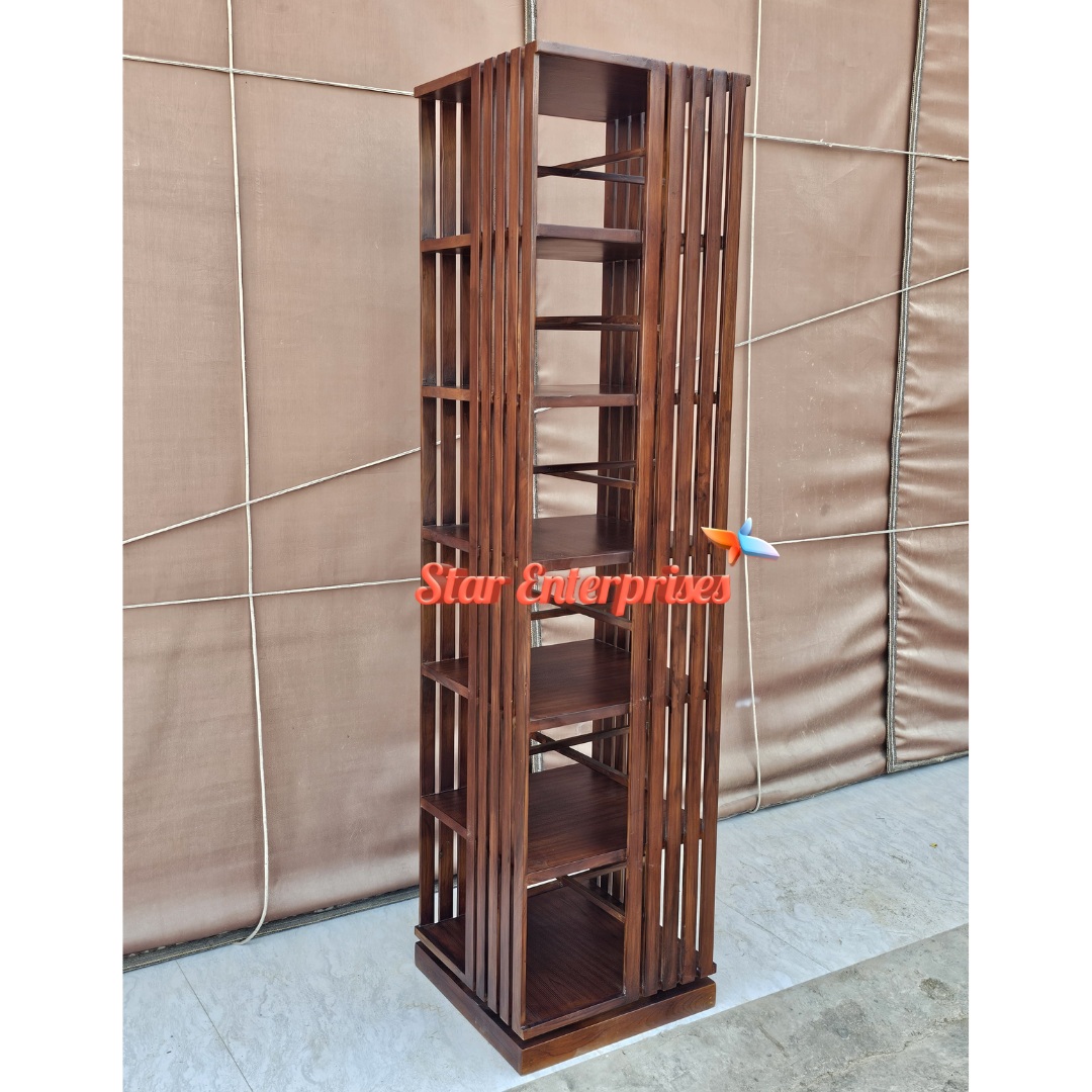 Modern Design Rotating Bookshelf