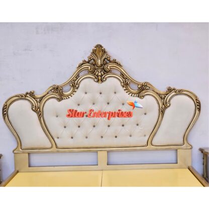 Star Enterprises Teak Wood Classic Bed Design BD-0152 - Image 6