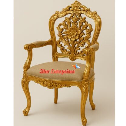 Teak Wood Classic Bedroom Chairs