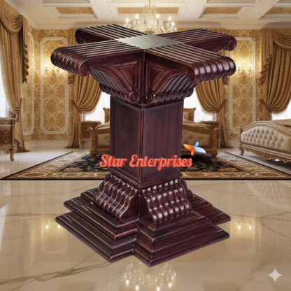 Teak Wood Dining Table Base