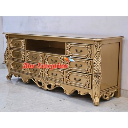 Star Enterprises Teak Wood Royal TV Unit TVCB-044 - Image 3