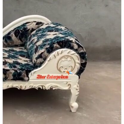 Star Enterprises Wooden Antique Carved Diwan Couch DWN-041 - Image 4