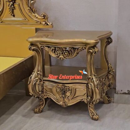 Star Enterprises Wooden Classic Bedside Tables BDSD-068 - Image 2