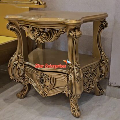 Star Enterprises Wooden Classic Bedside Tables BDSD-068 - Image 3