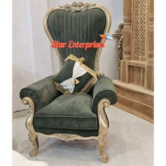 Wooden Luxury High Back Chair