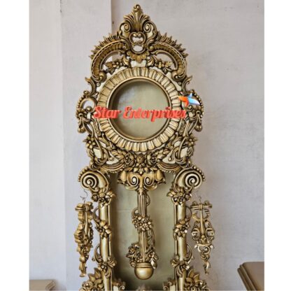 Star Enterprises Wooden Royal Carved Grandfather Clock CL-016 - Image 2