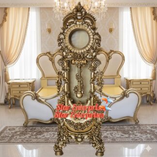 Wooden Royal Carved Grandfather Clock