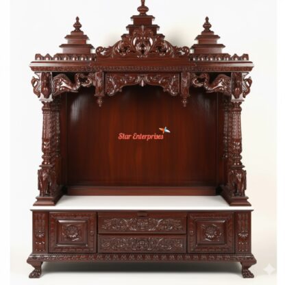 Star Enterprises Premium Teak Wood Temple TMP-046 - Image 4