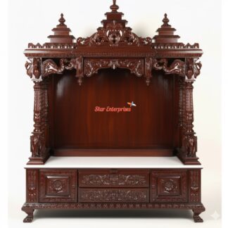 Premium Teak Wood Temple