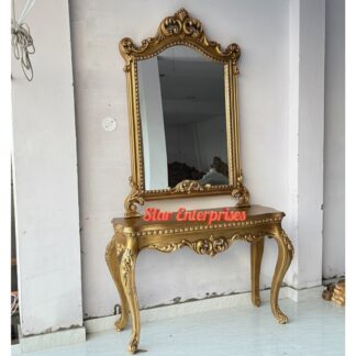 Teak Wood Antique Console Table