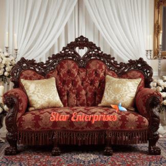 Wooden Antique Wedding Sofa