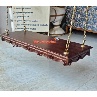 Star Enterprises Wooden Ceiling Hanging Swing SWG-051 - Image 2