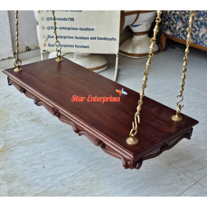 Star Enterprises Wooden Ceiling Hanging Swing SWG-051 - Image 4