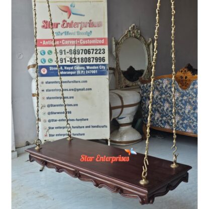 Star Enterprises Wooden Ceiling Hanging Swing SWG-051 - Image 5