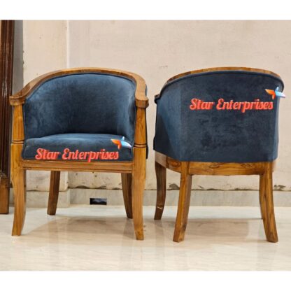 Star Enterprises Teak Wood Classic Bedroom Chairs BDCH-0105 - Image 2