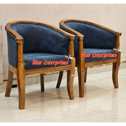 Star Enterprises Teak Wood Classic Bedroom Chairs BDCH-0105 - Image 3