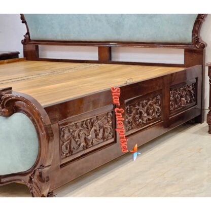 Star Enterprises Wooden Classic Handcrafted Bedroom Set BD-0153 - Image 2