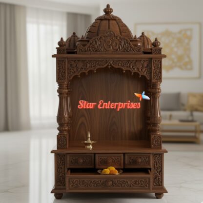Star Enterprises Wooden Classic Home Temple TMP-043 - Image 3