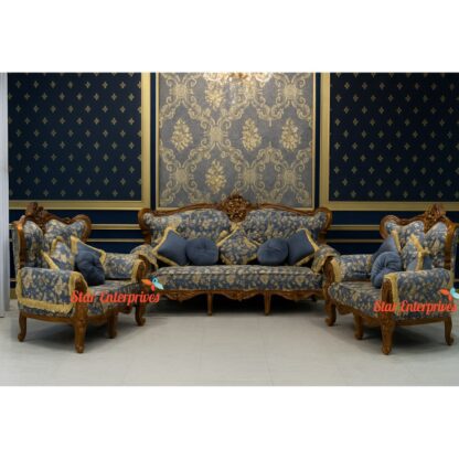 Star Enterprises Wooden Classic Sleek Design Sofa Set SOFA-0126 - Image 8